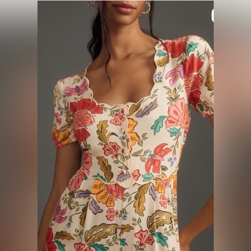 FARM Rio Floral Jumpsuit - Picture 2 of 6